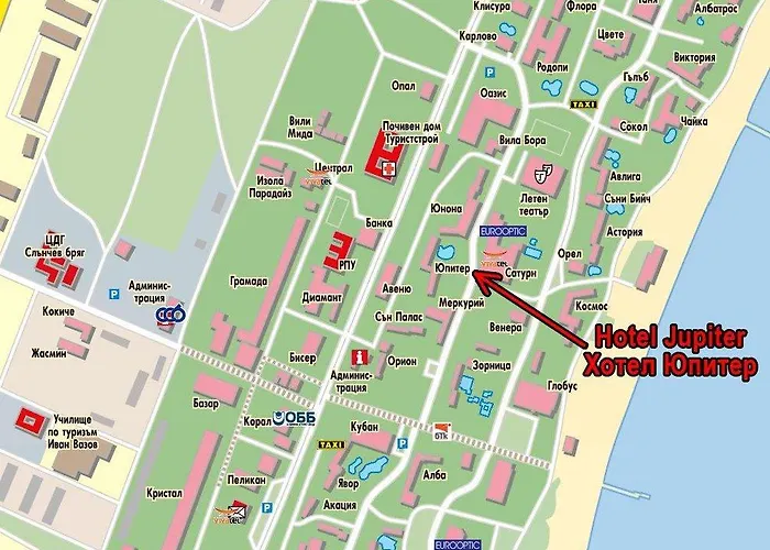 Jupiter Szálloda Napospart